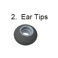 Ear tips JBL Reflect mini NC