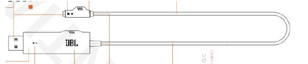 Câble adaptateur USB JBL Quantum 200 et Quantum 300