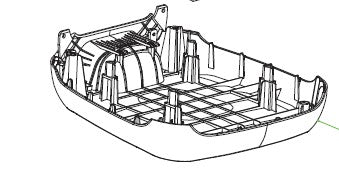 Carter inférieur JBL Partybox 200 et 300 (R17)