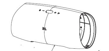 Coque tissé noire JBL Boombox PL