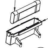 Batterie et couvercle droit JBL Bar 5.1 (R19-5)