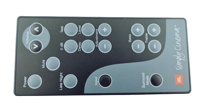 Télécommande JBL Simply cinema et ESC Xcite (R23-2)
