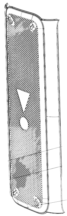 Carter gauche JBL Partybox 1000