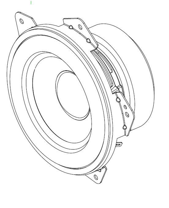 Haut parleur (woofer) Harman Kardon Onyx studio 5 (R17-4)