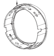 Carter latéral Droit Noir JBL Flip 6 CS