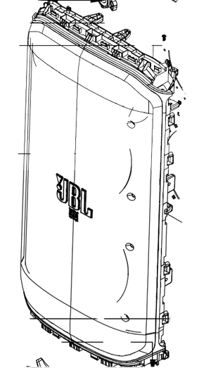 Grille avant JBL Partybox Stage 320