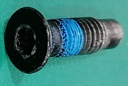 Hexagonal countersunk carbon steel screw M5*15