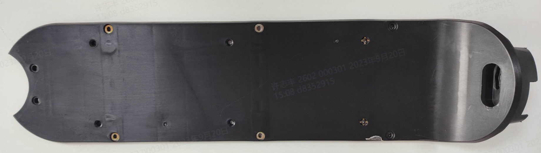 upper cover panel assembly of battery