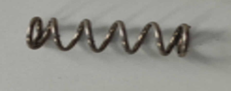 Cylindrical compression spring 2 assembly