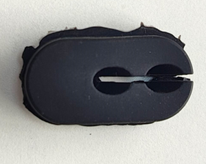 Inclined pipe brake double plug assembly