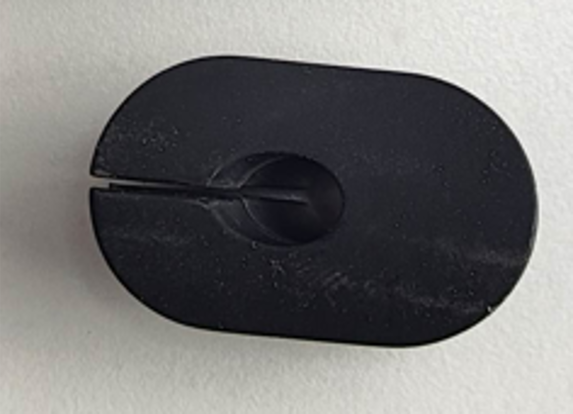 Inclined tube instrument wire plug assembly