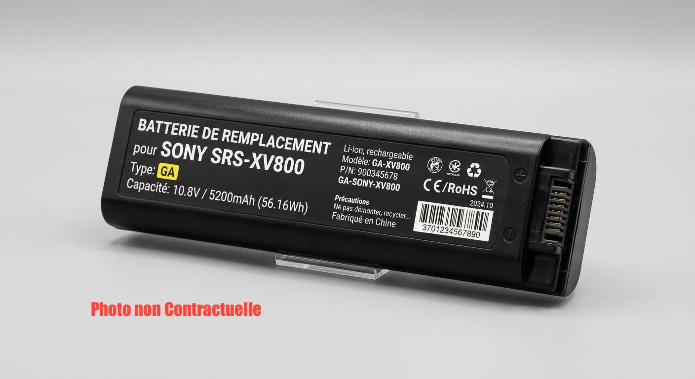 Batterie (GA) de remplacement pour Sony SRS-XV800