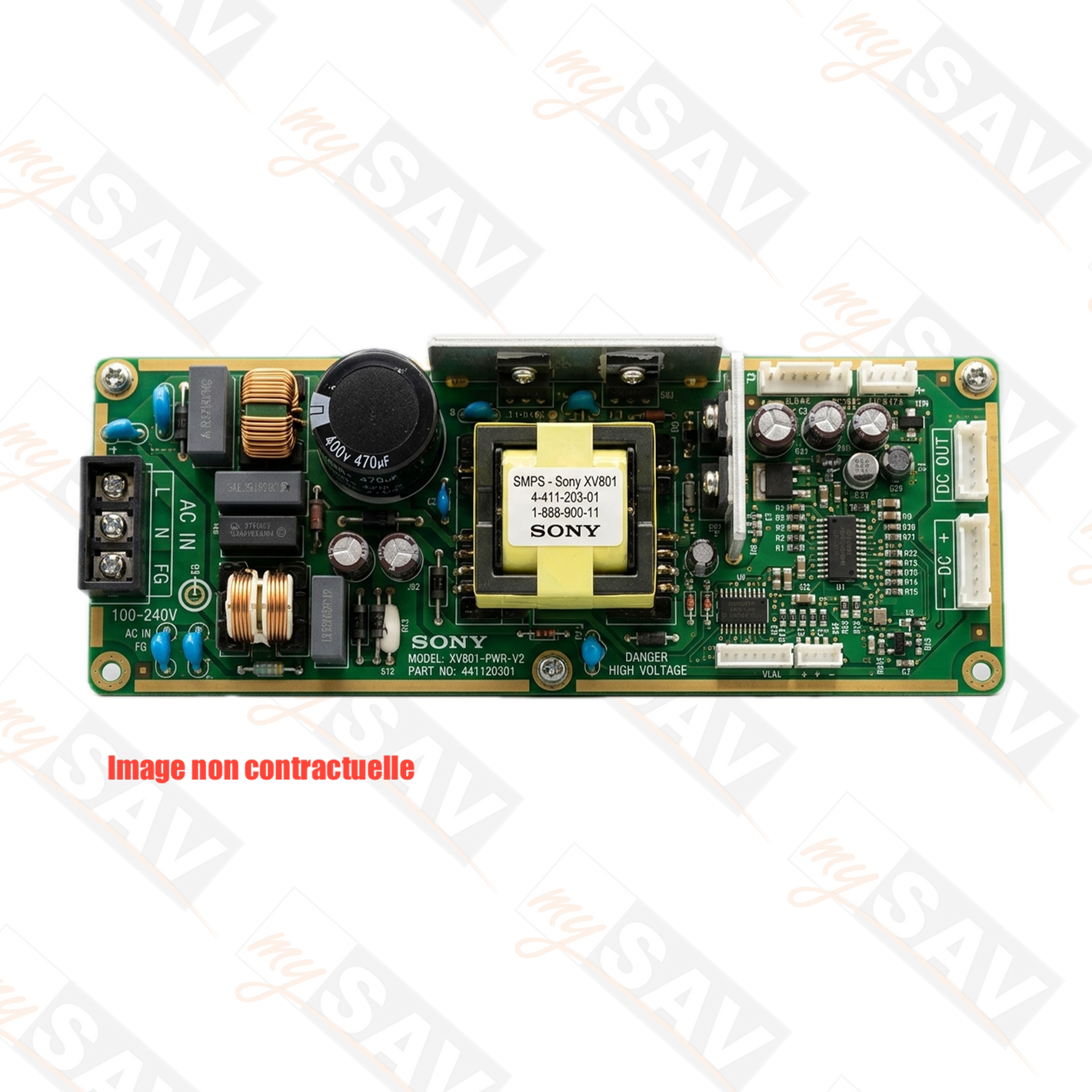 Carte d'alimentation (PCB SMPS) pour Sony SRS-XV801