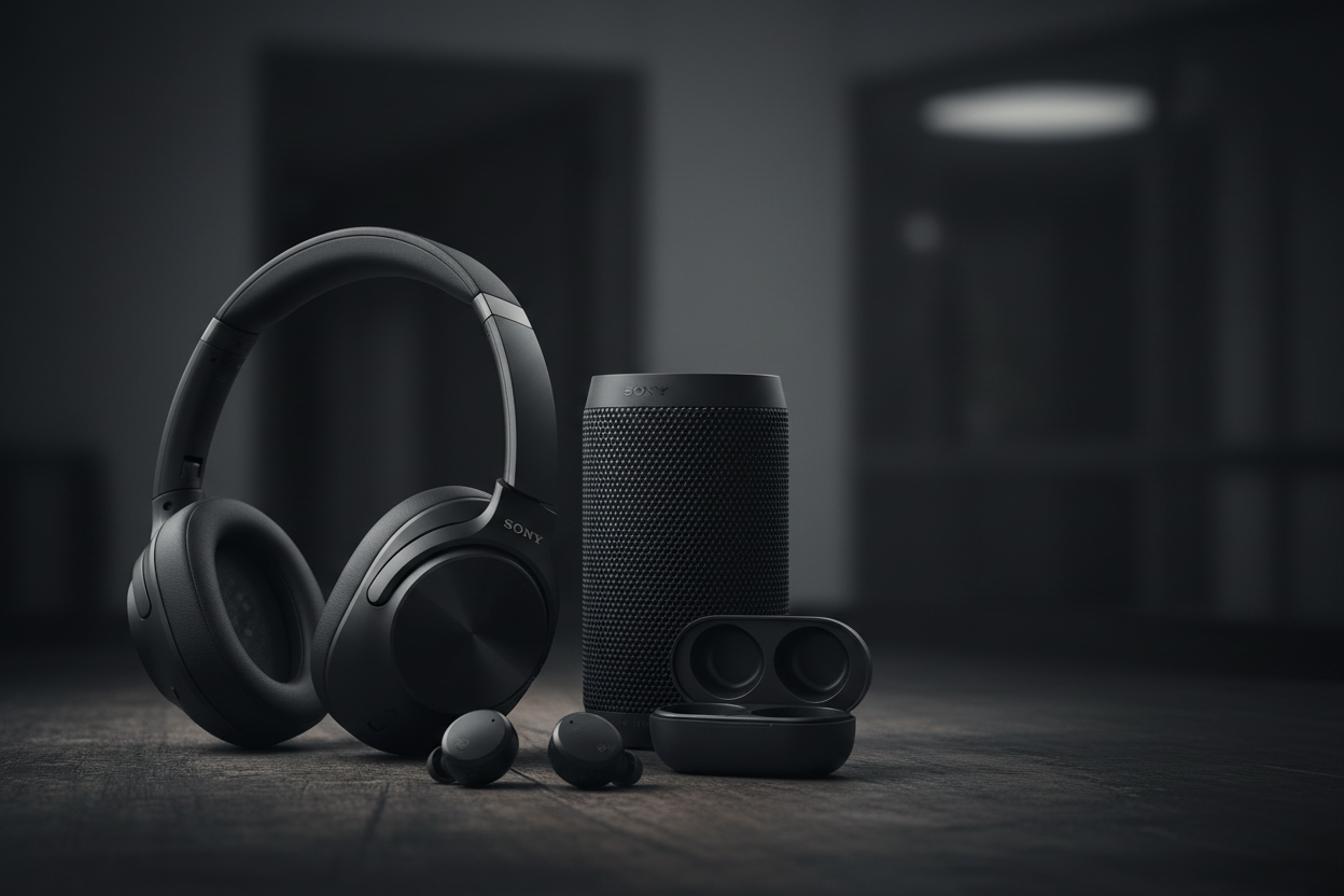 Image catégorie SONY Audio - Ambiance sombre