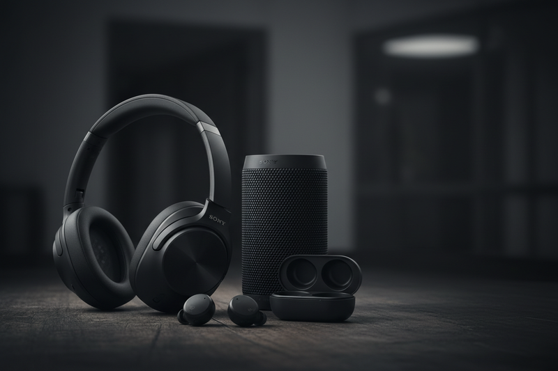 Image catégorie SONY Audio - Ambiance sombre
