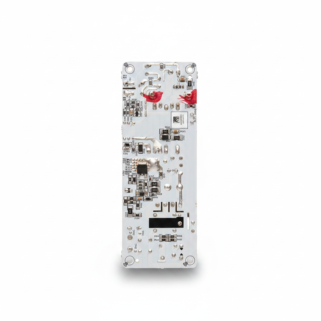 Carte alimentation JBL PartyBox Encore – Vue verso sur fond blanc